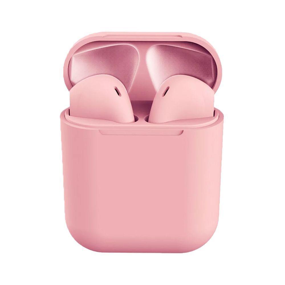 Fone De Ouvido Wireless Inpods 12 Tws Bluetooth 5.0 Rosa - 1