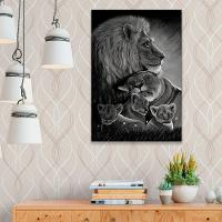 Quadro Família Abençoada Br Artes Pequeno 60x40 - 2