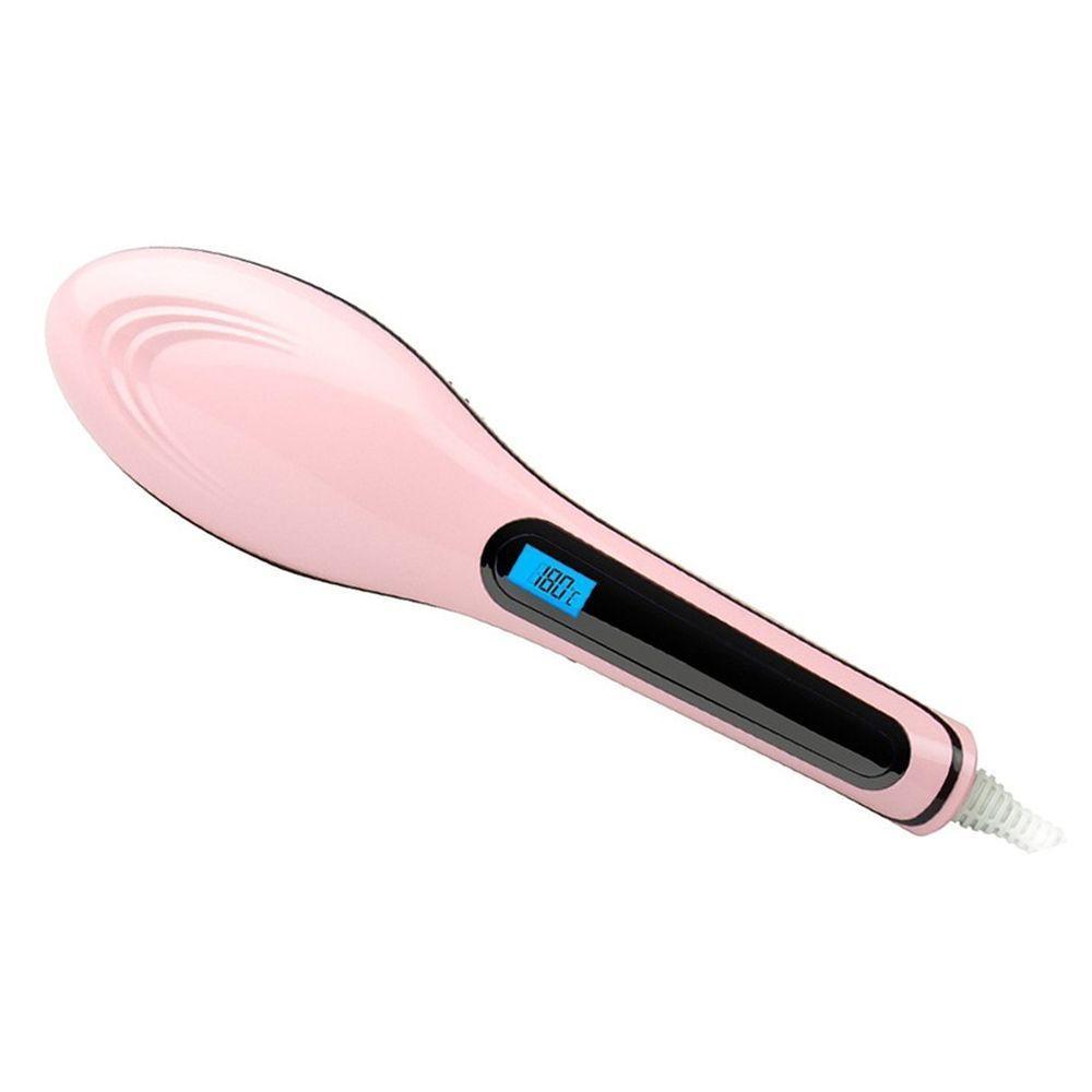 Escova Alisadora Chapinha Eletrica Bivolt Com Lcd - 4