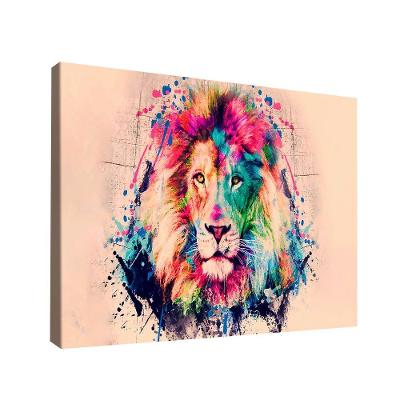 Quadro Lion Colors Br Artes Pequeno 60x40