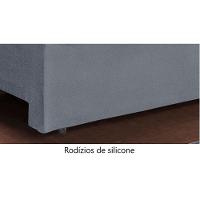 Sofá Retrátil E Reclinável Atenas 2,10m 3 Lugares Prata - 8