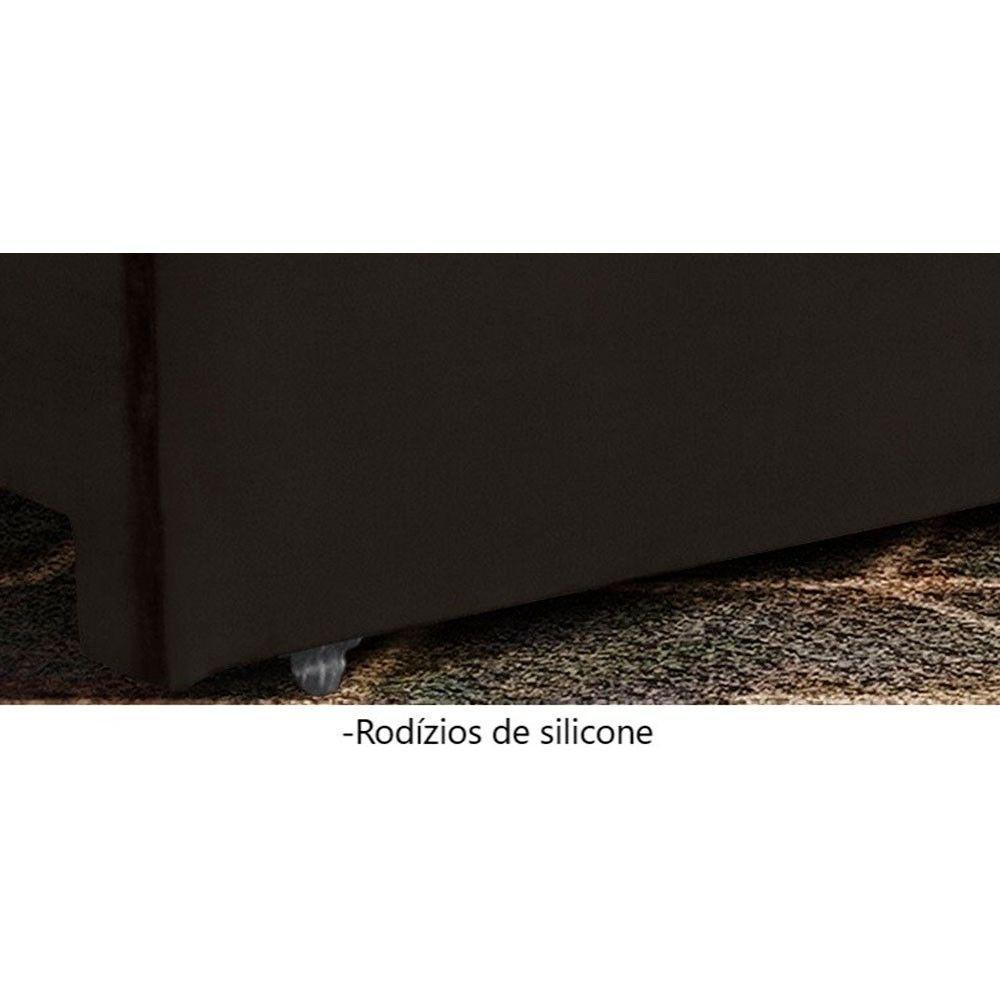 Sofá Retrátil E Reclinável Apolo 2,30m 4 Lugares Marrom - 2