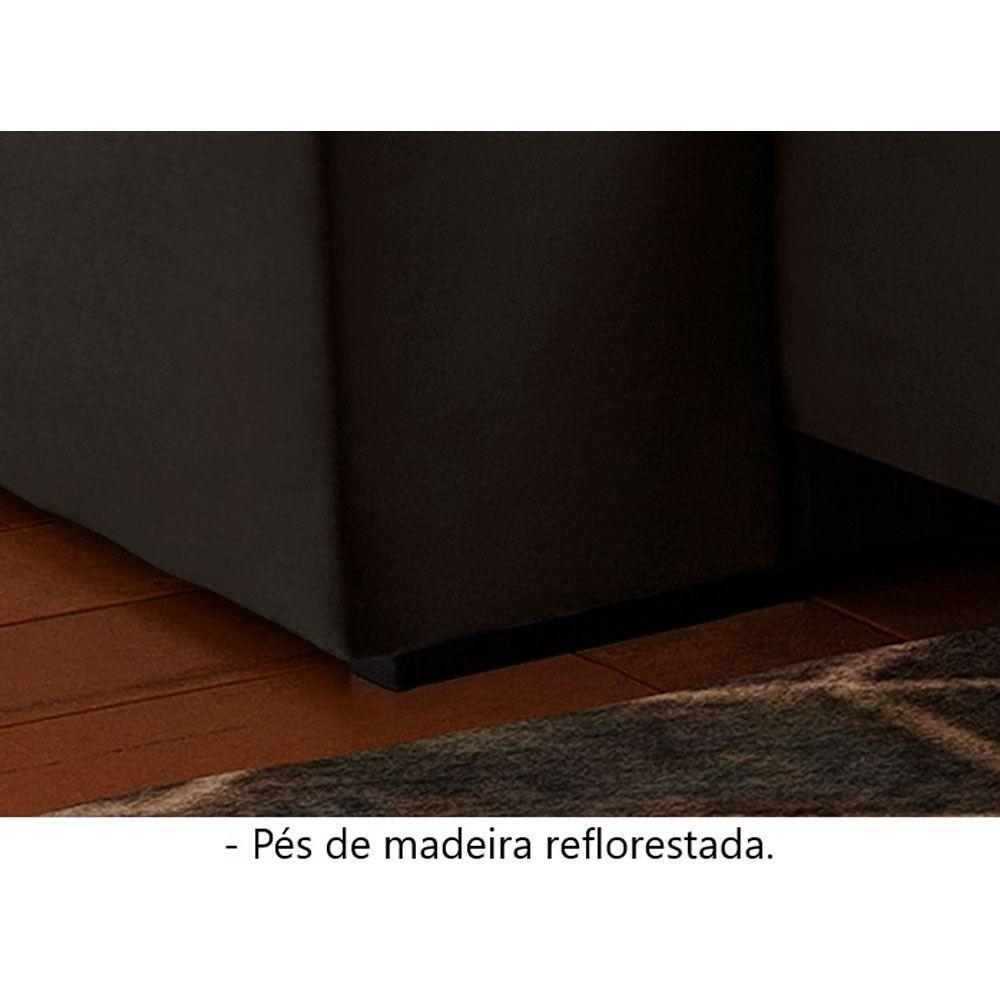 Sofá Retrátil E Reclinável Apolo 2,30m 4 Lugares Marrom - 3