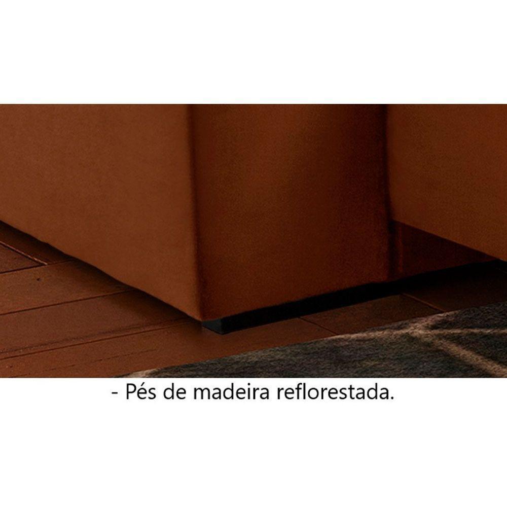 Sofá Retrátil E Reclinável Apolo 1,80m 2 Lugares Terracota - 3