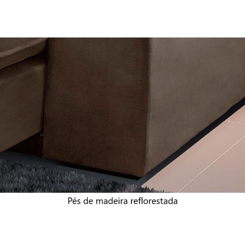 Sofá Retrátil E Reclinável Atlanta 2,30m 04 Lugares Txr Bege - 2