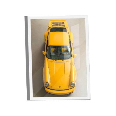 Quadro Porsche 911 Amarelo Br Artes