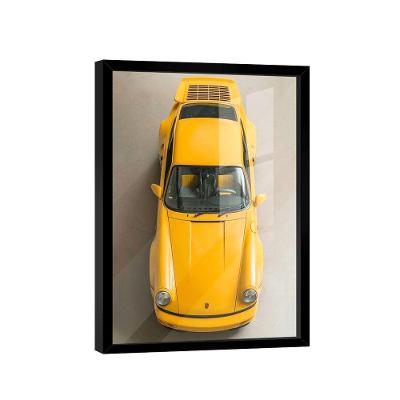 Quadro Porsche 911 Amarelo Br Artes