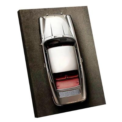 Quadro Porsche 911 Cinza Br Artes