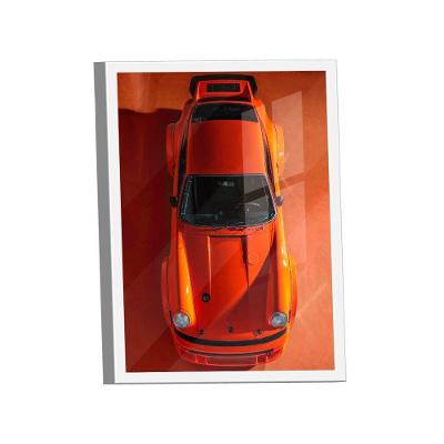 Quadro Porsche 911 Laranja Br Artes