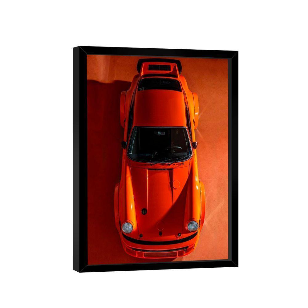Quadro Porsche 911 Laranja Br Artes - 1