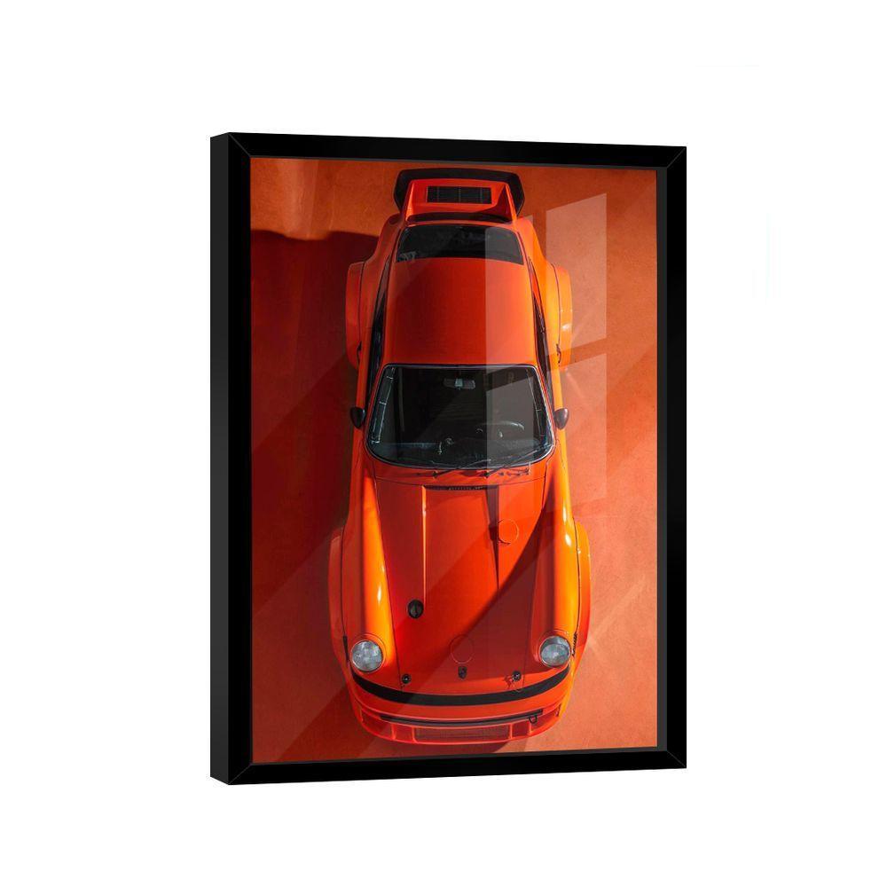 Quadro Porsche 911 Laranja Br Artes - 1