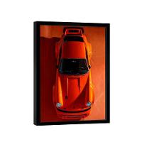 Quadro Porsche 911 Laranja Br Artes - 1