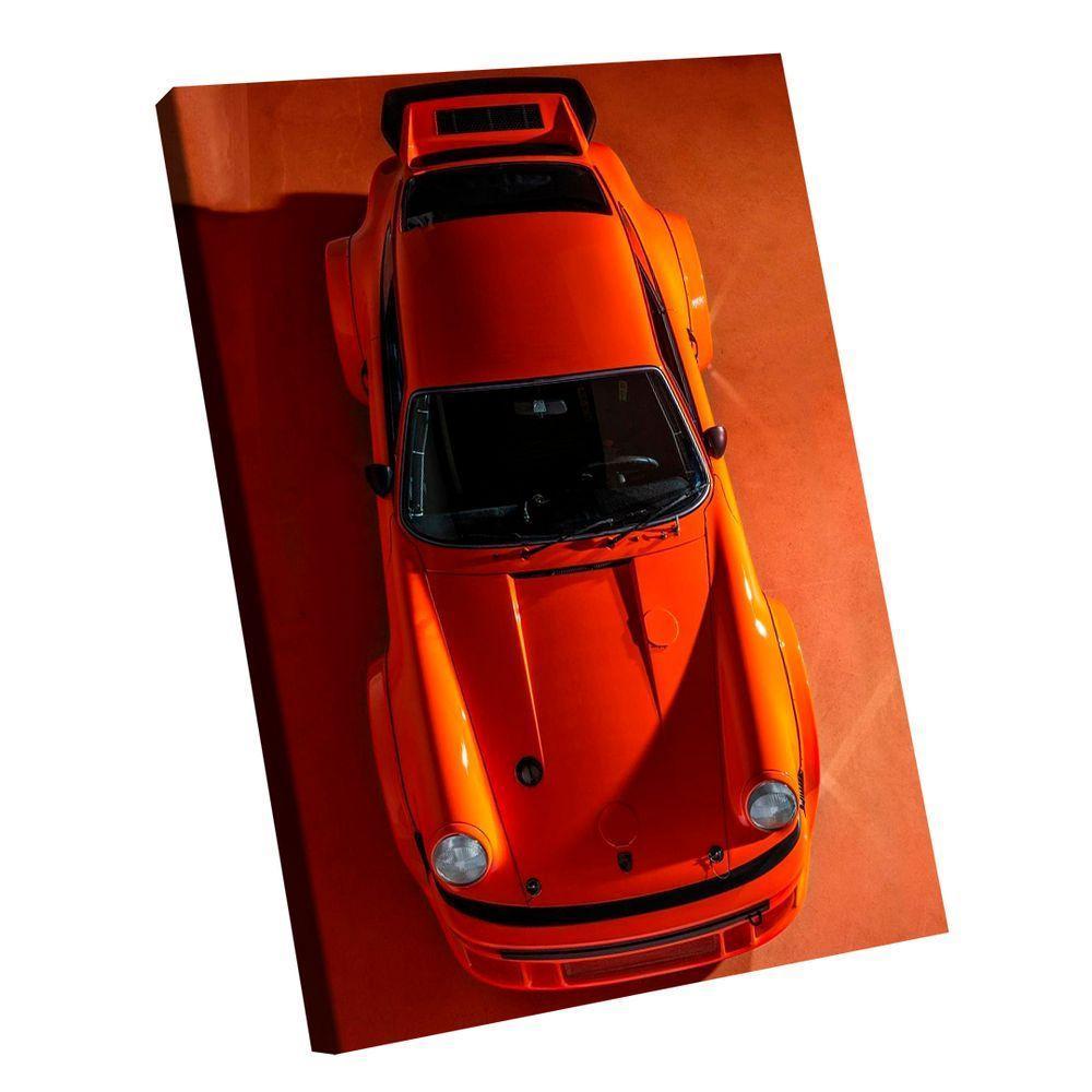 Quadro Porsche 911 Laranja Br Artes - 1