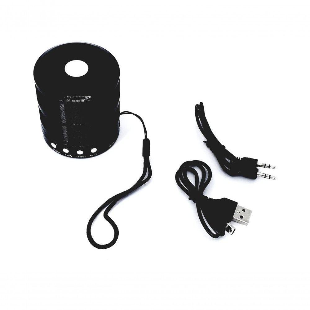 Mini Caixa Caixinha Som Portátil Bluetooth Mp3 Fm Sd Usb Aux .5W - 887 - 3
