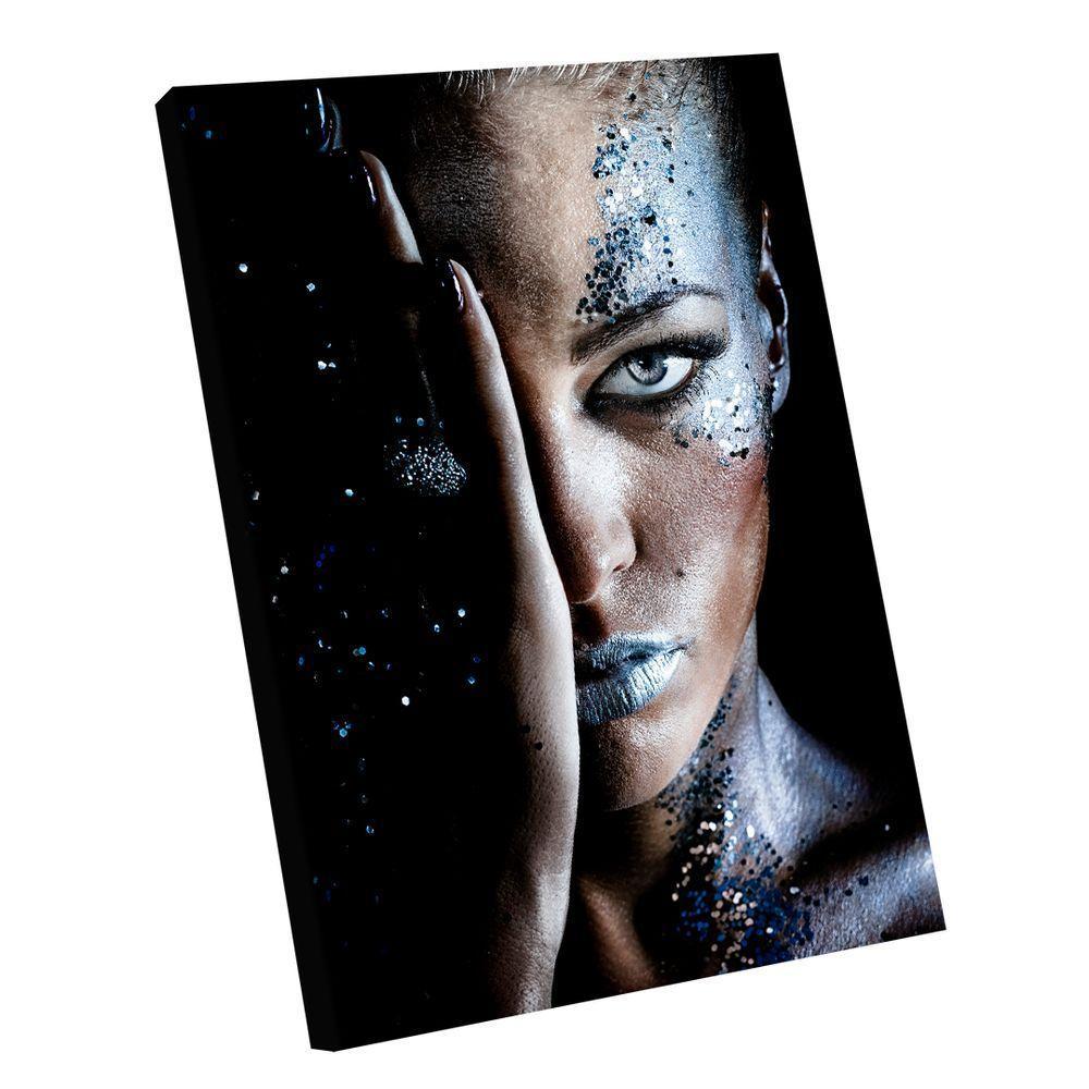 Quadro Retrato Feminino Br Artes Médio 84x54 - 1