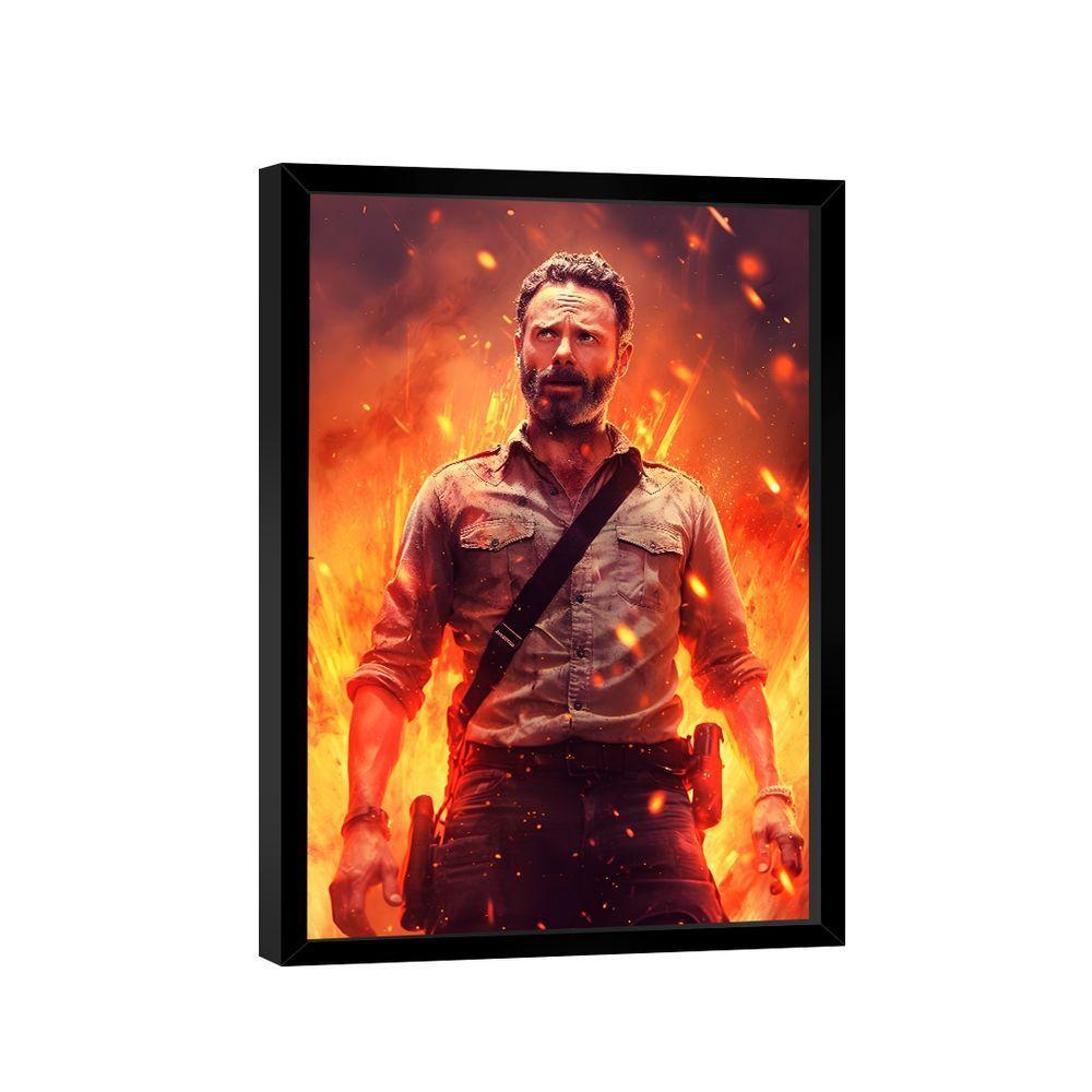 Quadro Rick Grimes Br Artes - 1