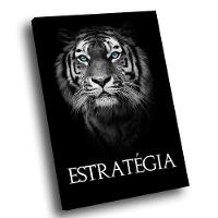 Quadro Tigre Estratégia Br Artes Grande 118x78