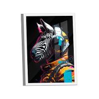 Quadro Zebra Colors Br Artes - 1