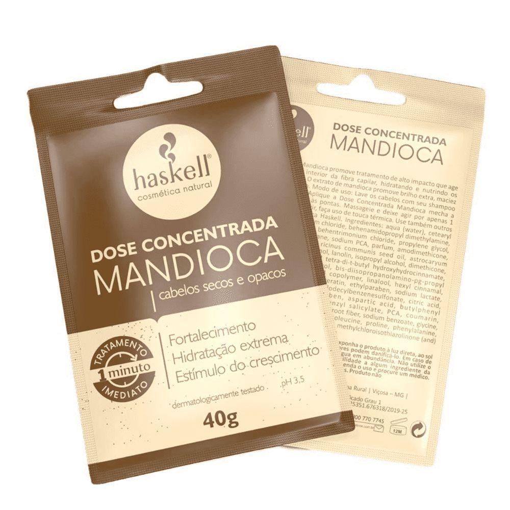 Máscara Dose Concentrada Mandioca Haskell 40G - 2