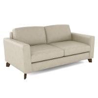 Sofá Sala De Estar Living 3 Lugares 200cm Presley Pés Madeira Veludo Bege G52 - Gran Belo - 3