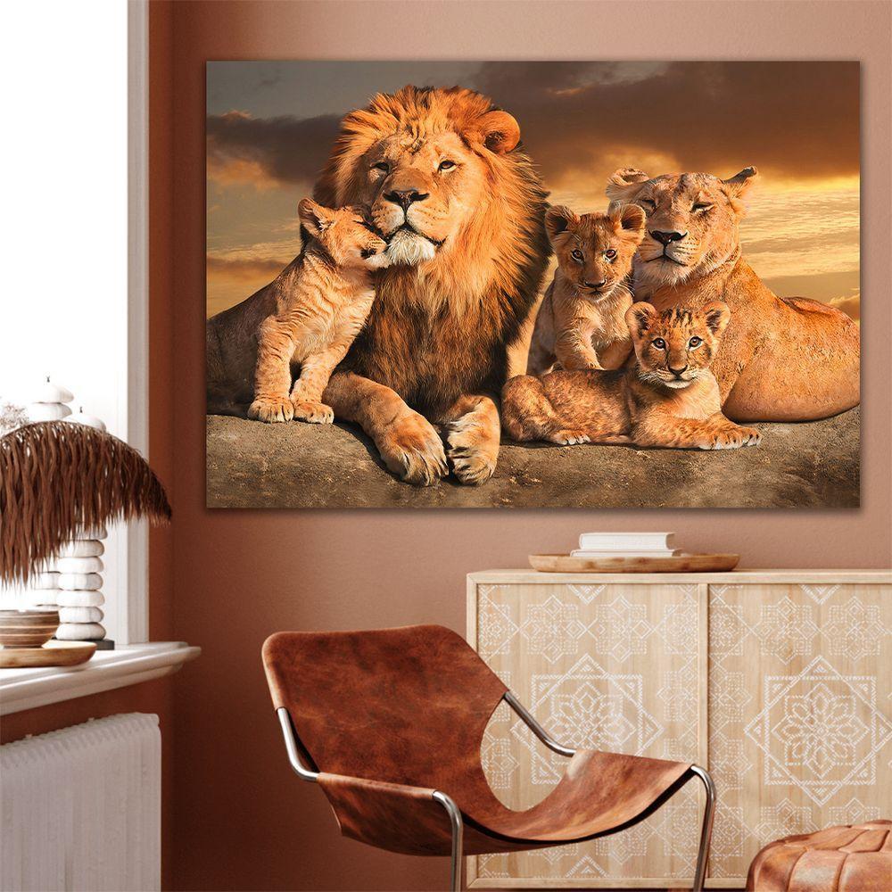 Quadro União Familiar Br Artes Médio 84x54 - 2