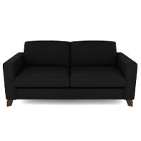 Sofá Sala De Estar Living 3 Lugares 280cm Presley Pés Madeira Veludo Preto G52 - Gran Belo - 8