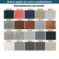 Sofá-cama 3 Lugares Mh-1610 Herval 215 Cm Colchão Casal Linho Cinza Aa - 2