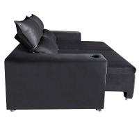 Sófa Retrátil E Reclinável 2 Lugares Madri Veludo Cinza Speciale Home Cinza - 11