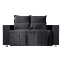 Sófa Retrátil E Reclinável 2 Lugares Madri Veludo Cinza Speciale Home Cinza - 13