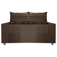 Sófa Retrátil E Reclinável 2 Lugares Madri Veludo Marrom Speciale Home Marrom - 3