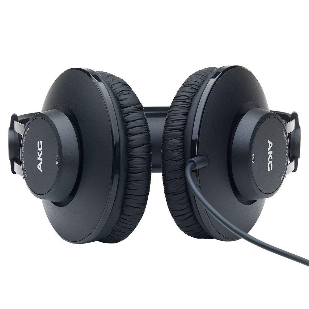 Fone De Ouvido Akg K52 Headphone Sistema Fechado Preto - 3