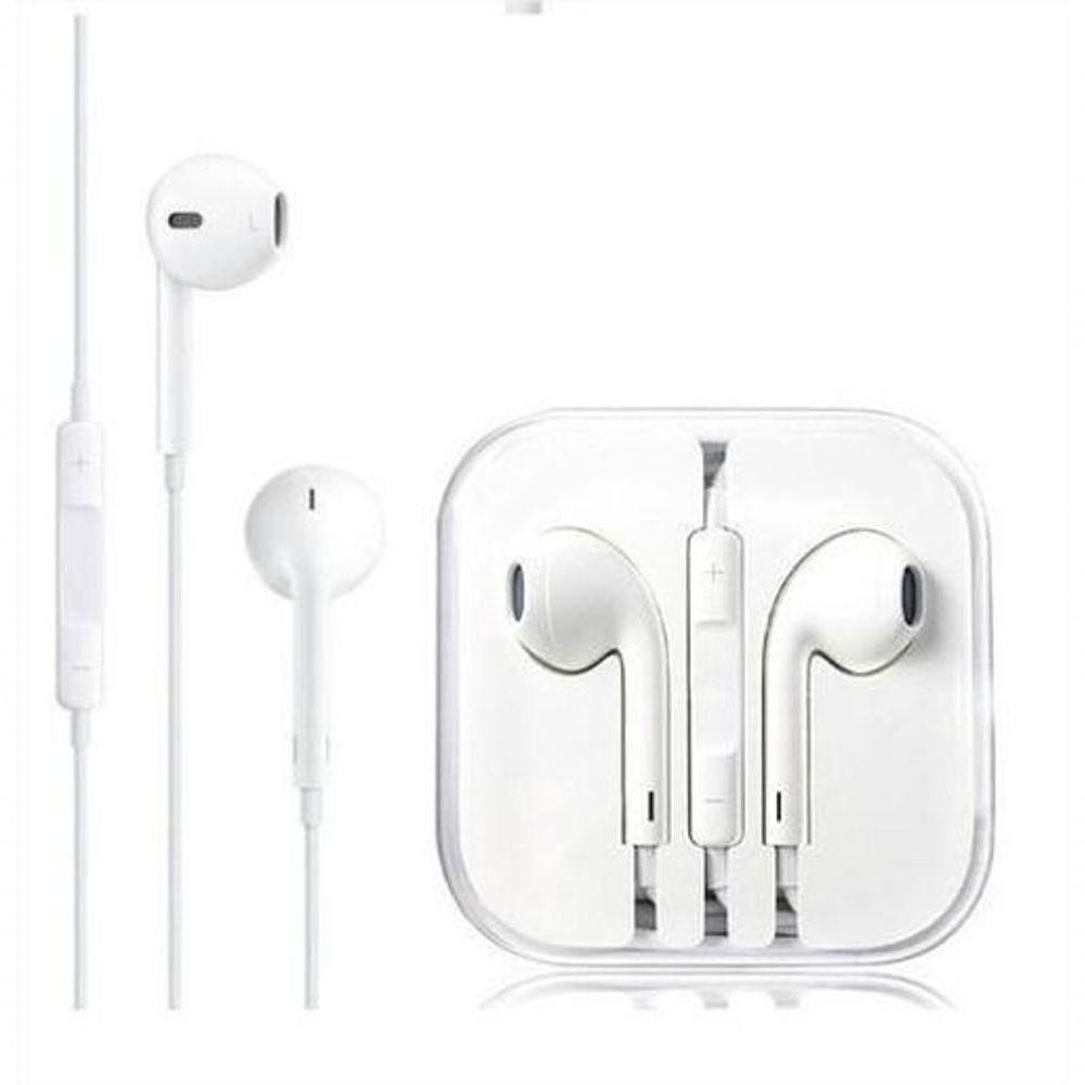 Fone De Ouvido Com Microfone E Controle De Volume P2 Branco - 3