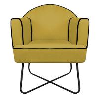 02 Poltronas Athena Base X Suede - 11