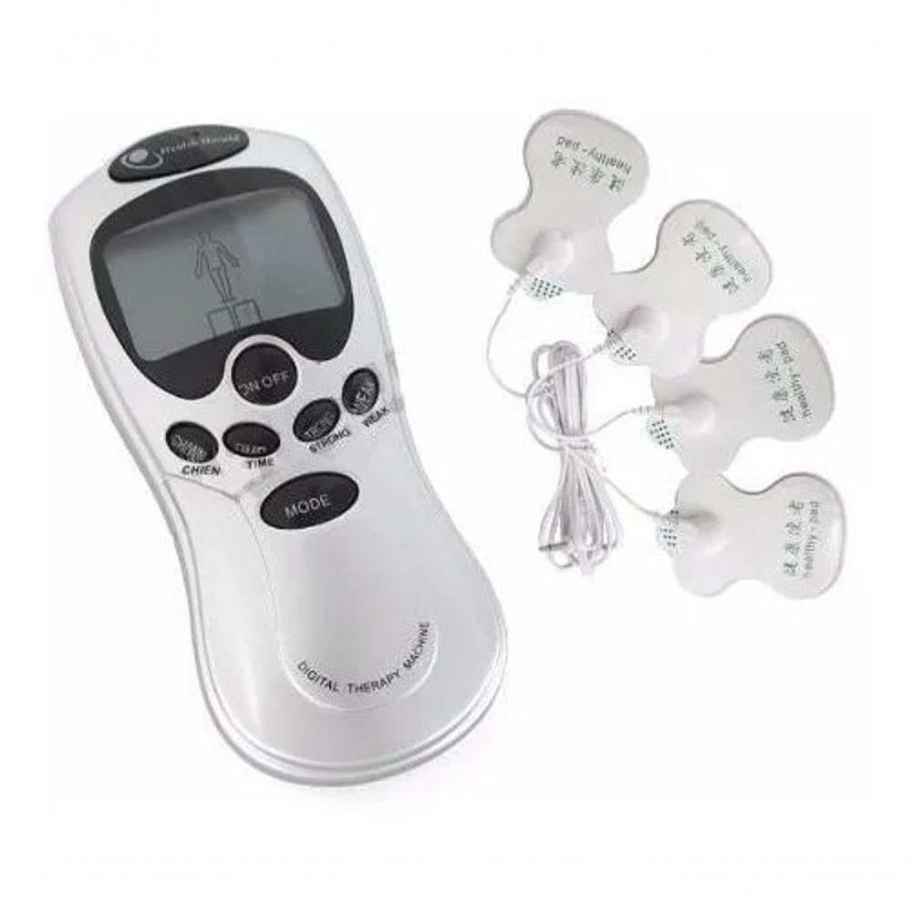 Aparelho Massagem Fisioterapia Acupuntura Choque 4 Eletrodo Dor Nas Costas Cx - 1