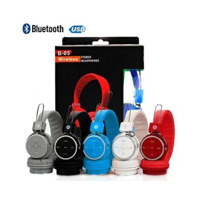 Fone De Ouvido Sem Fio P2 Bluetooth Stereo B05 Card Wireless