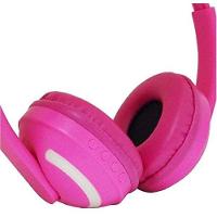Fone De Ouvido Orelha De Gatinha Com 7 Cores Led Headphone Bluetooth P2 Rosa - 3
