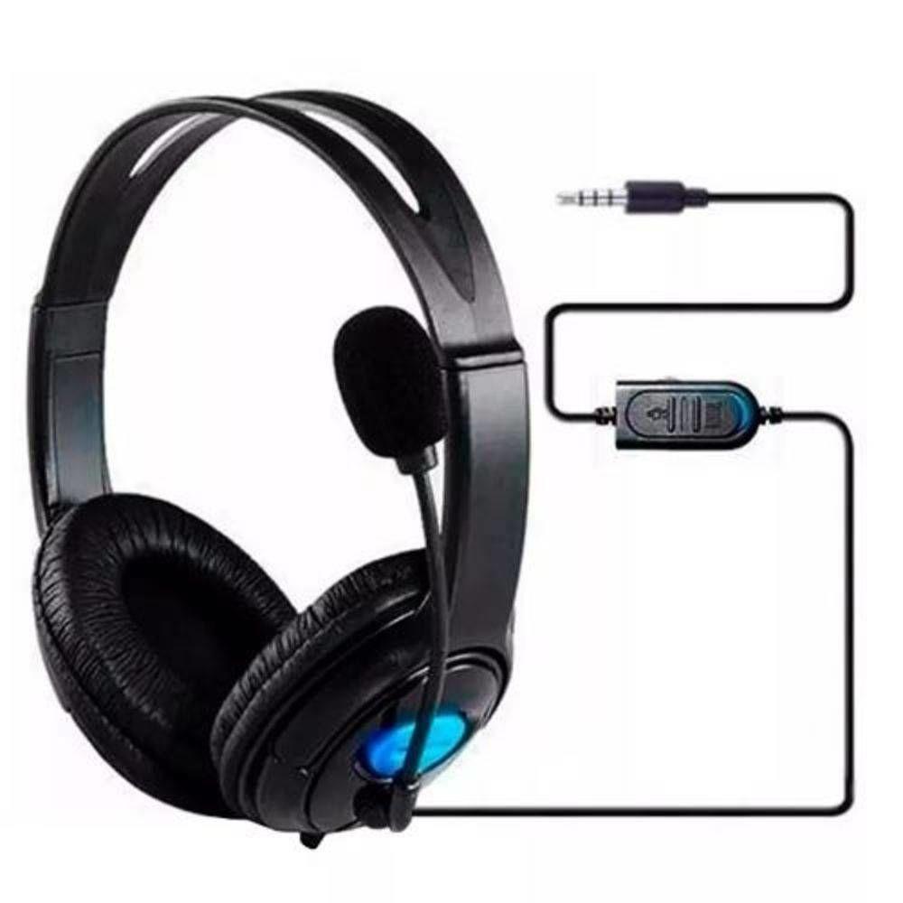 Headset Fone De Ouvido Com Microfone Para Ps4, Xbox One - 1