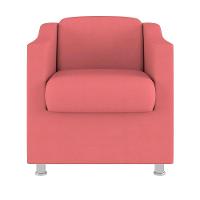 Kit 10 Poltronas Tilla Consultório Sala Tecido Suede Cor:rosa