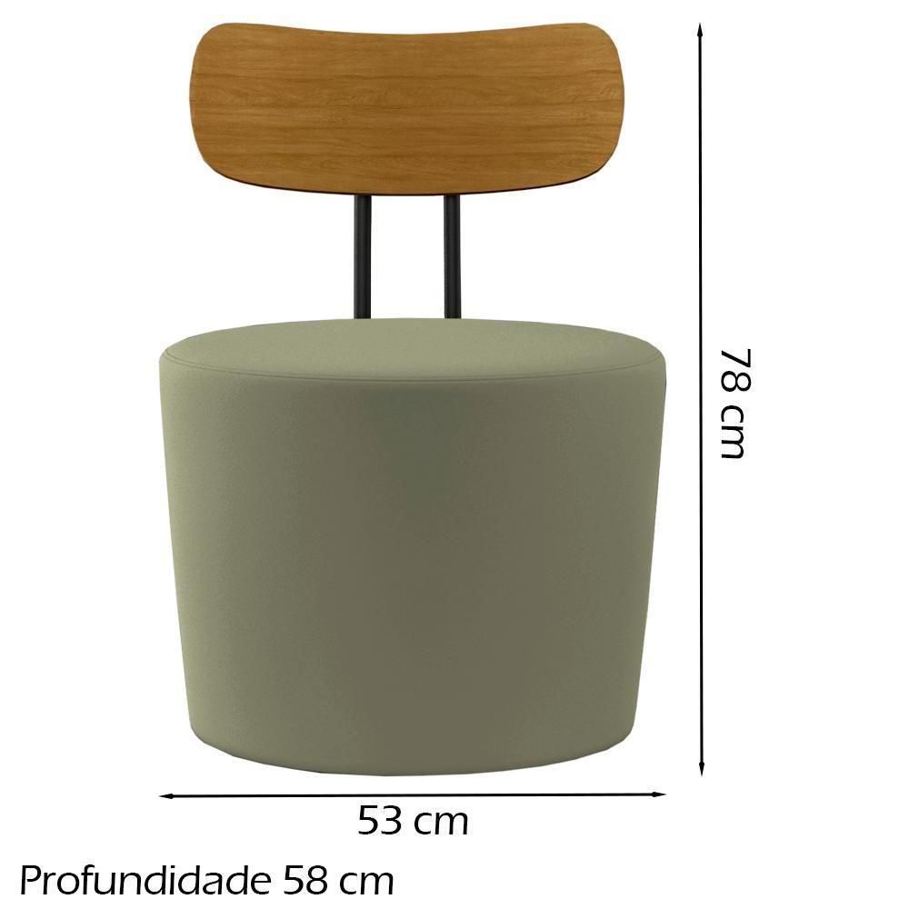 Kit 2 Poltronas Decorativas Lua Veludo Sl 940 Moll Sl 940 - 7
