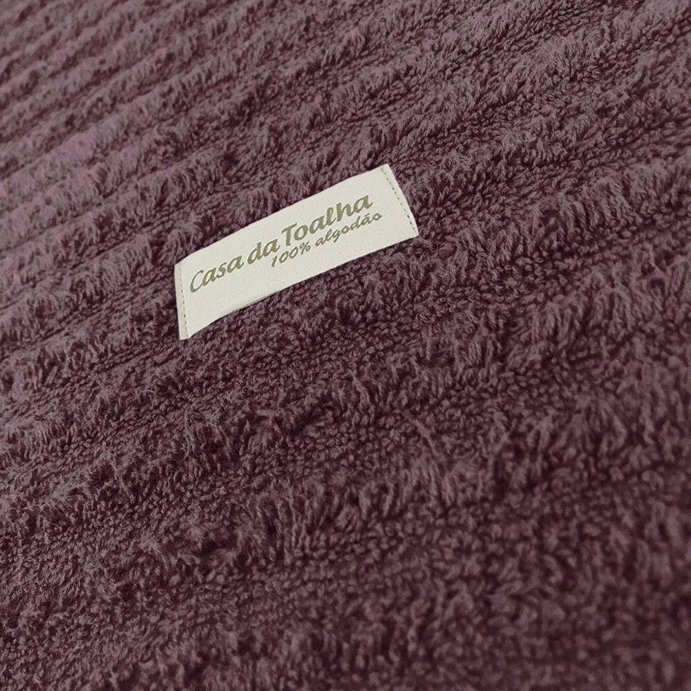 Jogo De Toalha 5 Peças Jogo De Banho Fio Penteado Kit Toalha - 3