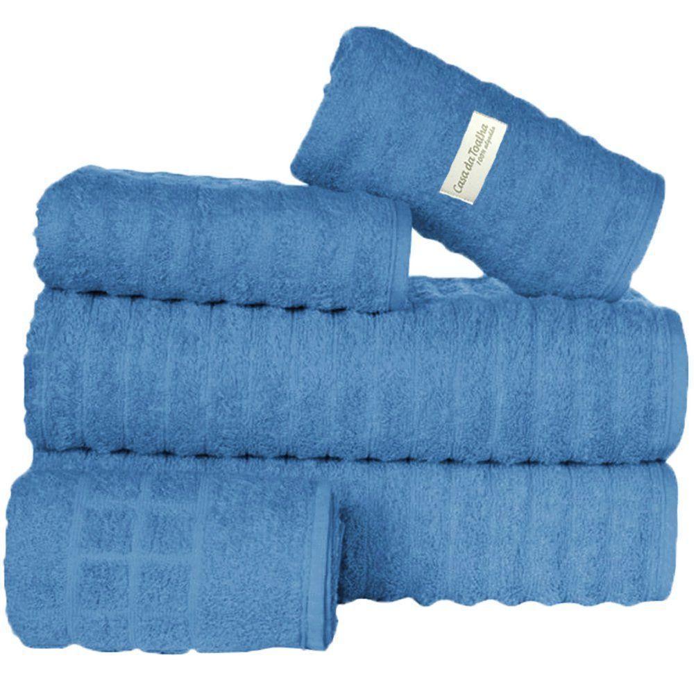 Jogo De Toalha 5 Peças Gramatura 450 Kit Toalha Jogo De Banho - 1