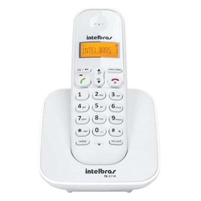 Telefone Intelbras Sem Fio Ts3110 Branco - 4123010