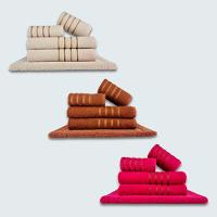 Jogo De Toalhas 15 Pçs Coleção Dubai 100% Algodão Bg+mr+rs - 1