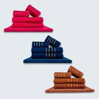 Jogo De Toalhas 15 Pçs Coleção Dubai 100% Algodão Rs+az+mr - 1