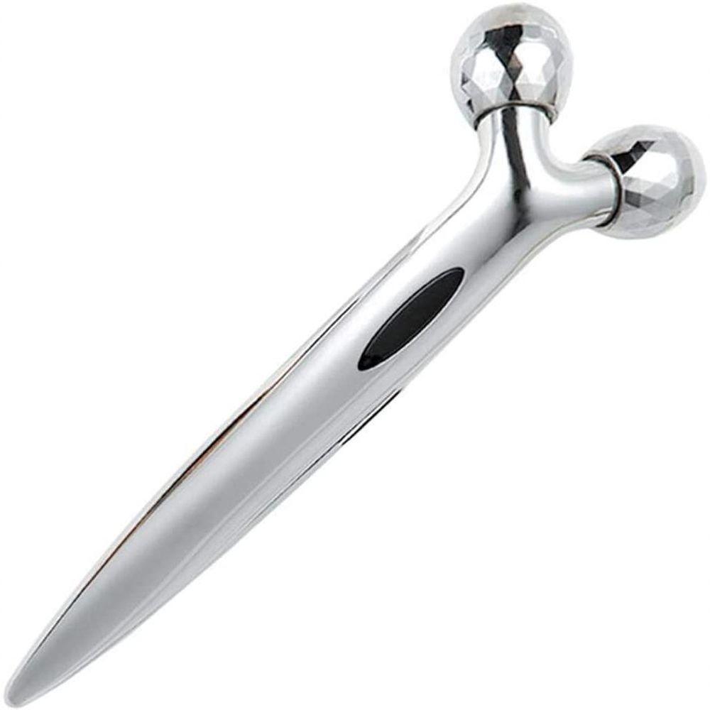 Ferramenta De Beleza Para Massagem Facial, Remoção De Rugas Faciais 3d Prata - 1