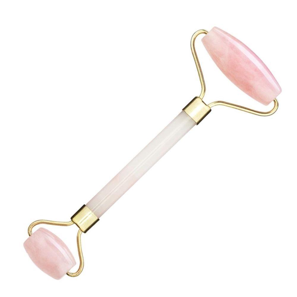 Jade Roller  Jade Face Roller Face Roller, Jade Facial Roller Massager Rolo Rosa - 1