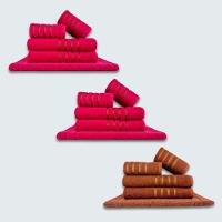 Jogo De Toalhas 15 Pçs Coleção Dubai 100% Algodão Rs+rs+mr - 1