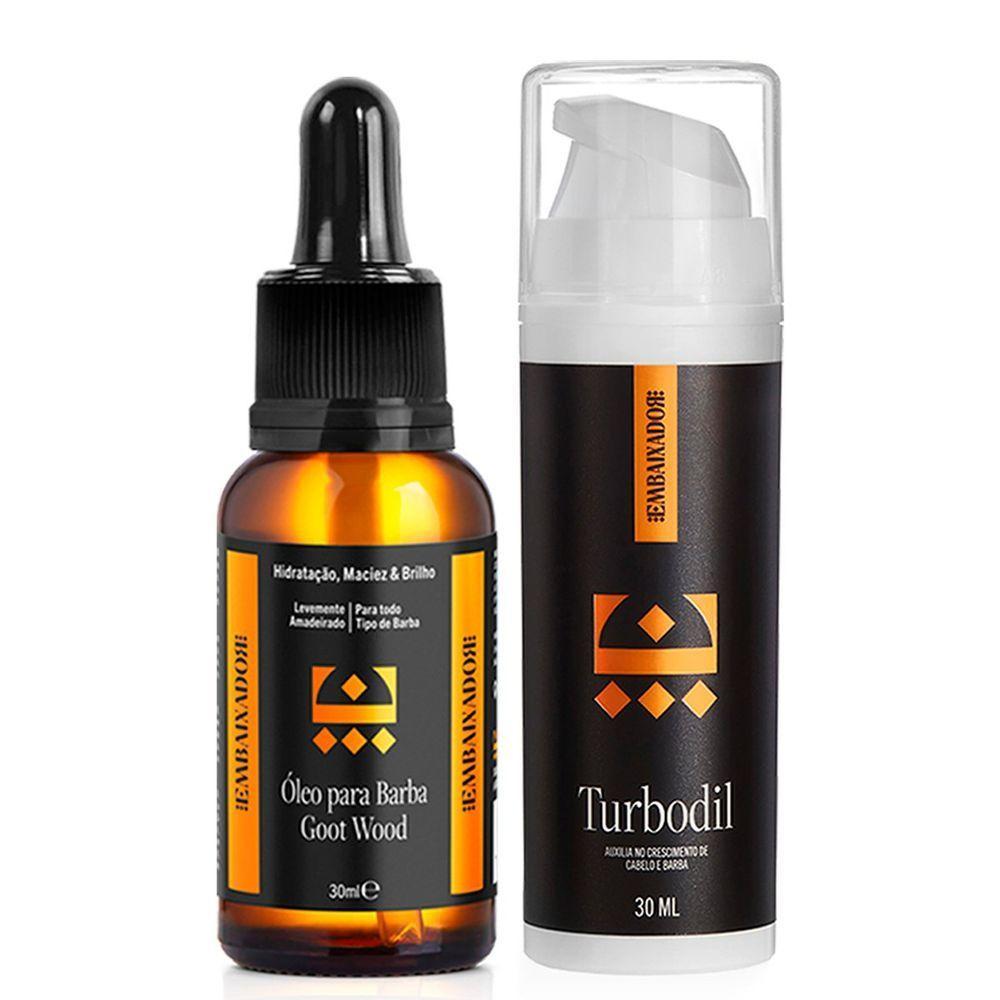 Kit 01 Óleo Para Barba Goot Wood + 01 Blend Turbodil Embaixador 30Ml - 1