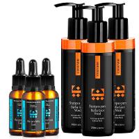 Kit 03 Óleo Para Barba Goot + 03 Shampoo Barba Goot Wood Embaixador 200Ml - 1