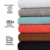 Kit 10 Tapetes Banheiro 550G/M² Extra Felpudo 45X70Cm Bege - 3